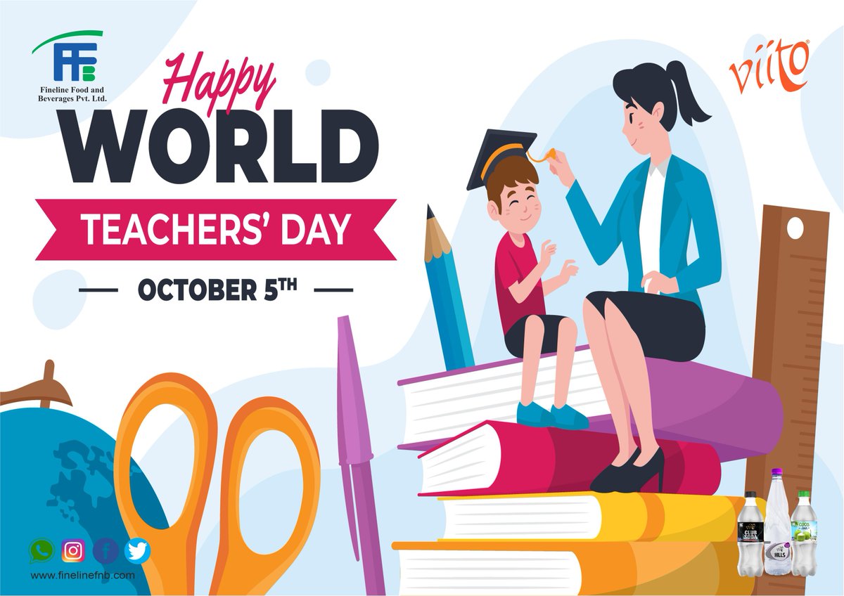Viitoffb's tweet photo. Teachers are not just mentors we meet in classrooms. Most of the time, they are also our second parents who help us to become the best version of ourselves.#HappyWorldTeachersDay #viitococojina #viitohills #viito #water #watersaver #viitojuices https://t.co/IUdMfqzjlh