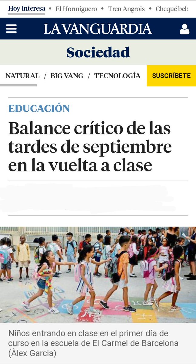 EduiLlibertat's tweet photo. Famílies de CAT quin balanç feu ara que hem viscut la jornada intensiva aprovada per @JosepGCambray ? Les famílies que #volemjornadacontinua i @EduiLlibertat demanem allargar a tot el curs amb jornada continua, sense fer despeses extraordinàries pagant una hora extra! Què opineu? https://t.co/Ia8b3virqM