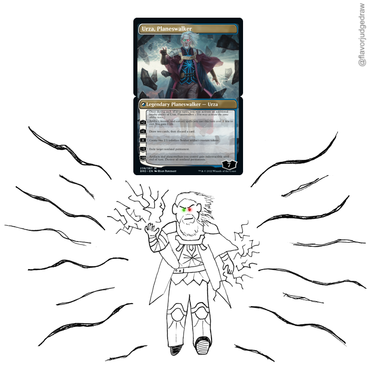 mtg urza planeswalker card by 1028Wizard on DeviantArt then exile the top card Urza, Lord Protector // Urza,