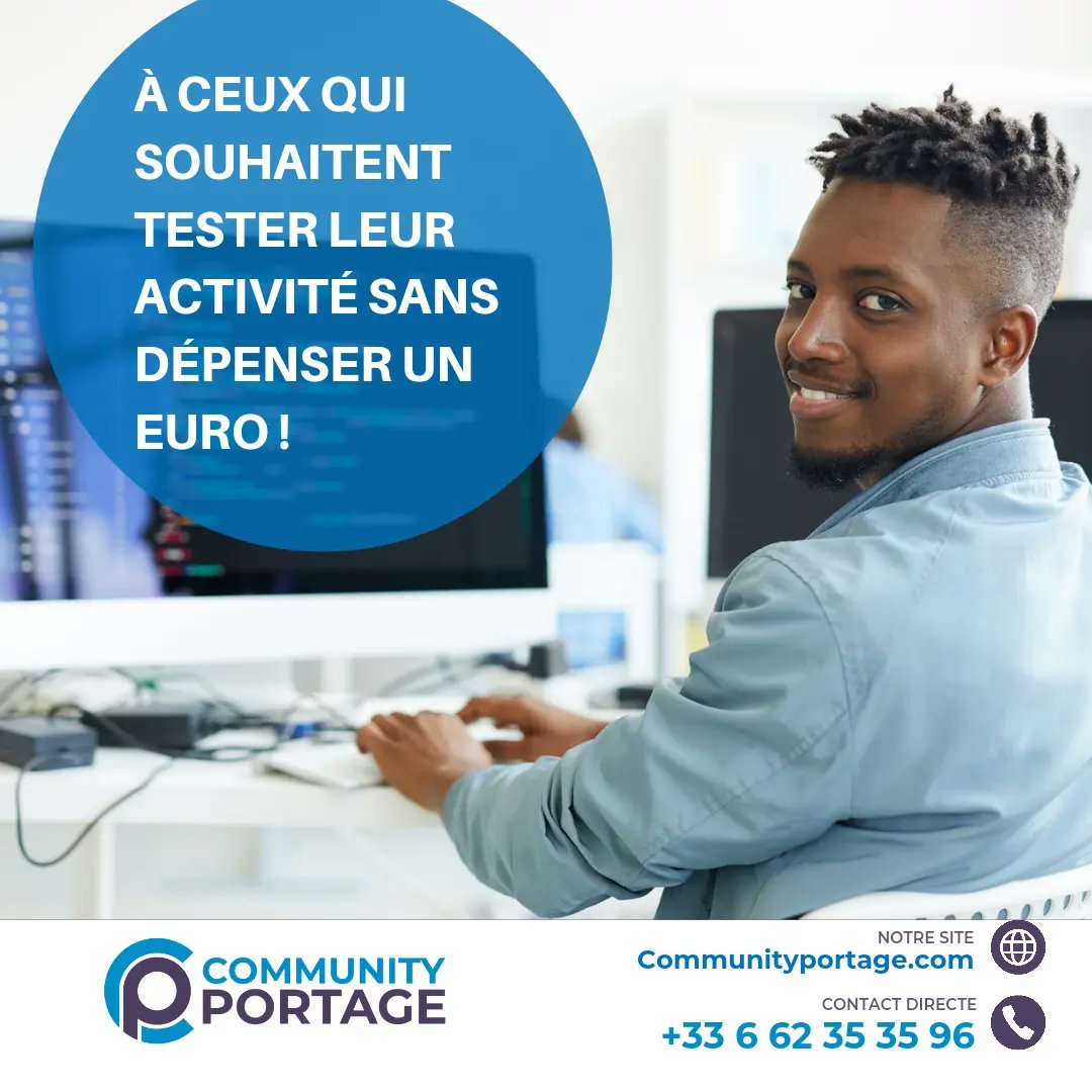 HdigiWorld's tweet photo. Clique sur le lien et profite de 30 min d'appel téléphonique, l'objectif de ce rendez-vous est de te présenter :
@OfficielPortage 🚀🚀🚀

Te donner un max d'infos sur le #portagesalarial et ses avantagesselon ta situation 😉

https://t.co/4treRtMKiF

#emploi #consultant https://t.co/XMlJWfNSps
