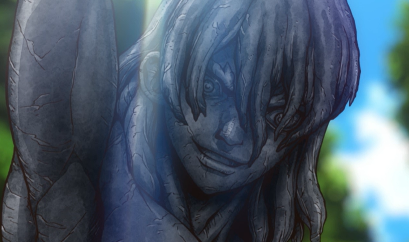 anime_code_'s tweet photo. Interesting end for S2
#DrSTONE https://t.co/R5oDjhOZUW
