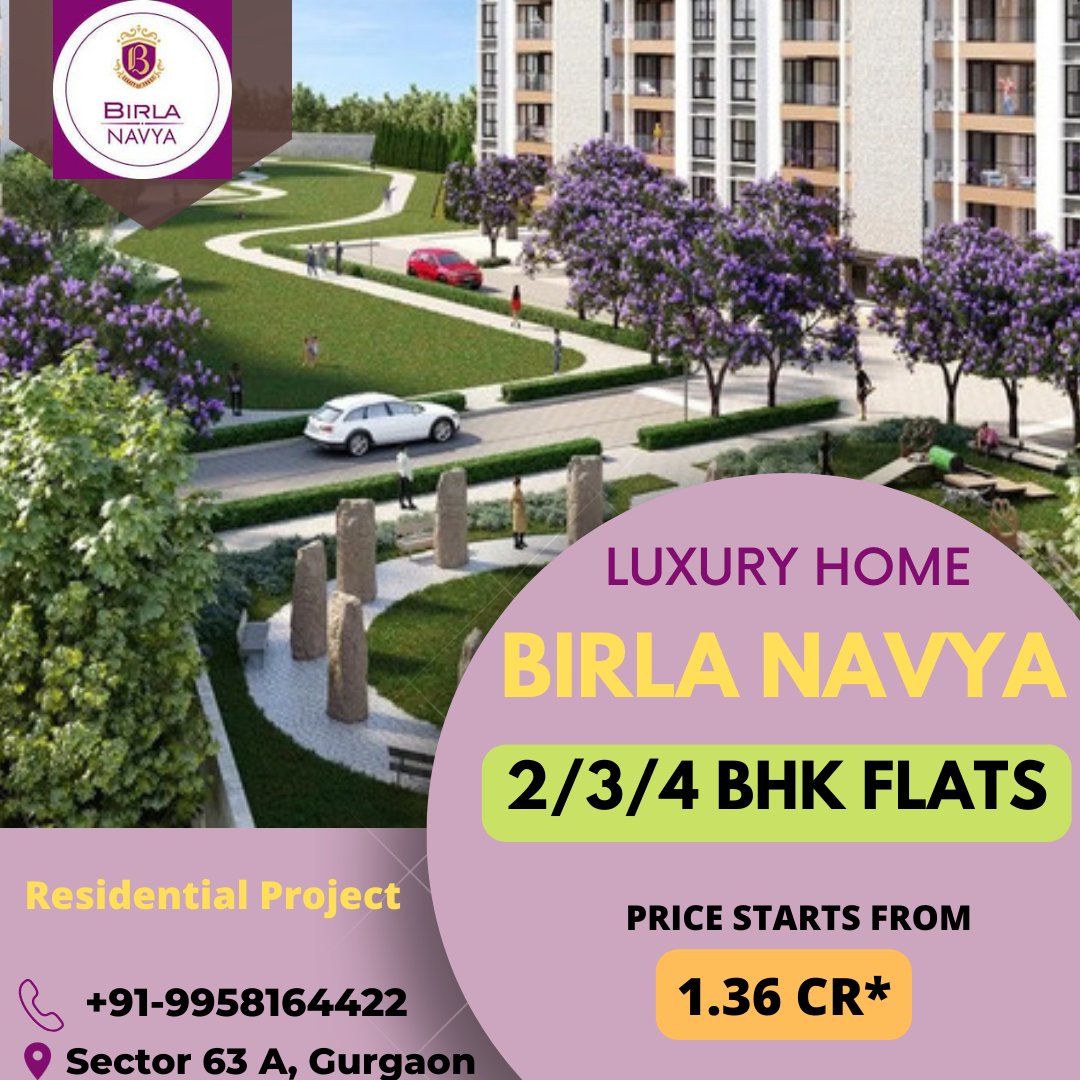 UniFit_Realty's tweet photo. #BirlaNavya Premium Floors Sector 63A, Gurgaon

➡��� Main Golf Course Extension Road 
👉 Website Link: https: https://t.co/O5FrIuxx4W

#birlanavya #realestate #gurgaonrealestate #plots #gurgaonplots #golfcourseextension #luxurylifestyle #luxurylife #luxuryhomes #Residential https://t.co/Mgg0mjdFS0