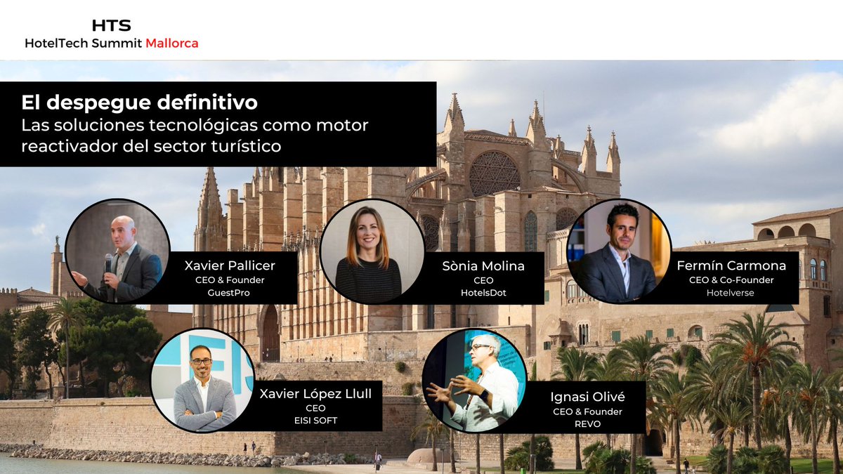 Resumen del próximo HTS Mallorca 2022 del próximo 13 de octubre en el HM Hotels Palma Blanc de Palma.
Con <a href="/xpallicer/">Xavier Pallicer</a>  <a href="/eisisoft/">EISI SOFT</a>  Xavier López Llull <a href="/HotelsDot/">HotelsDot</a>  Sonia Molina <a href="/Masterflash10/">Ignasi Olivé</a> Fermín Carmona #Hotelverse
¡Te esperamos! Entrada gratuita
hosteltur.com/comunidad/nota…