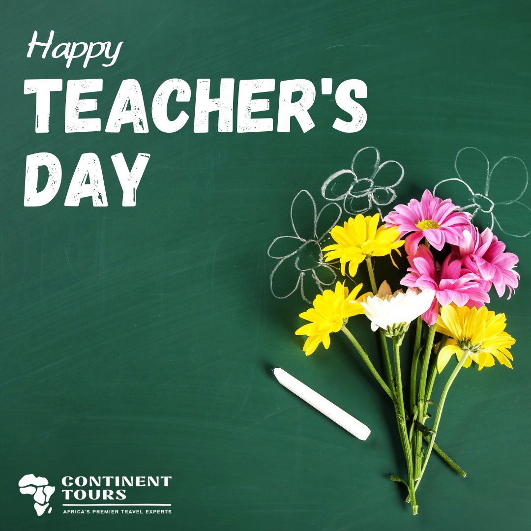 continenttours's tweet photo. A good teacher can instill a love of learning, inspire hope, and ignite the imagination.
#WorldTeachersDay #love #learn #continenttours #smile #teacher #traveltheworld #travelgram https://t.co/bOUPtB68i7