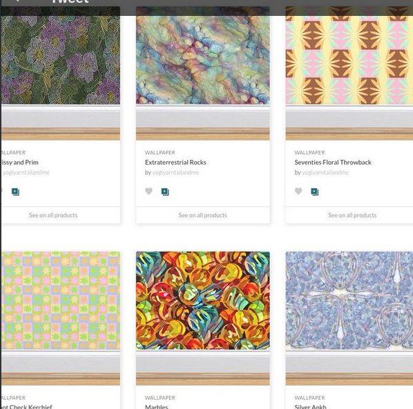 YogiYarntail's tweet photo. #endsmidnight #sale #25off #wallpaper #fabric #homedecor #originalart 

#mAKEhALLOWEEN #MakeXmas #makethanksgiving #makenewyear #party #dresses #gifts with #120plus #newdesigns #yogiyarntailandme's #shop on #Spoonflower

https://t.co/fqLMJPoN6v https://t.co/aGsJVeXAPb