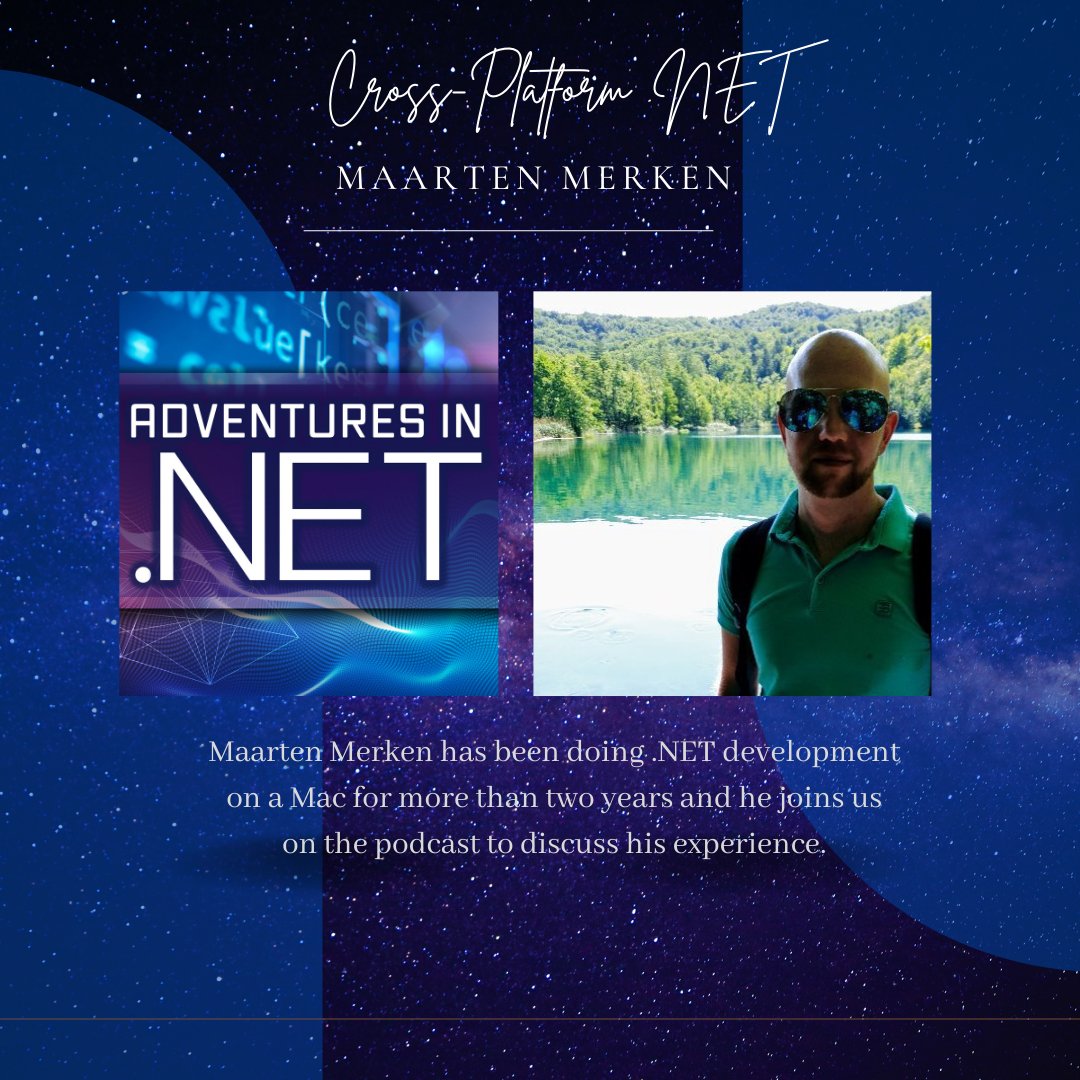 topenddevs's tweet photo. Check out this week's episode of #AdventuresinNET with @M3rken
#NET: Cross-Platform .NET
https://t.co/vPoYKBKUef https://t.co/CiT5zxtRHl