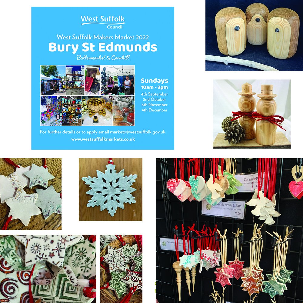 blended_monkey's tweet photo. Thanks for the warm welcome we received at our first Bury St Edmunds Makers' Market @WestSuffolkMKTs on Sunday ๐
We'll be back on 6 Nov with our #woodturned & #ceramic items made by us here @blended_monkey ๐ต
#suffolkcraft #wemakethis #woodturning #pottery #suffolklife https://t.co/dJWdCHeYZ9