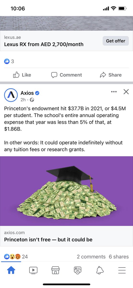 I always wonder about this but then just figure I’m not smart enough to understand why it’s not possible. Surely scholarships and need based aid could be larger. Also, why the heck is this people’s first choice for donation? #studentloans #university #college #endowments #edu