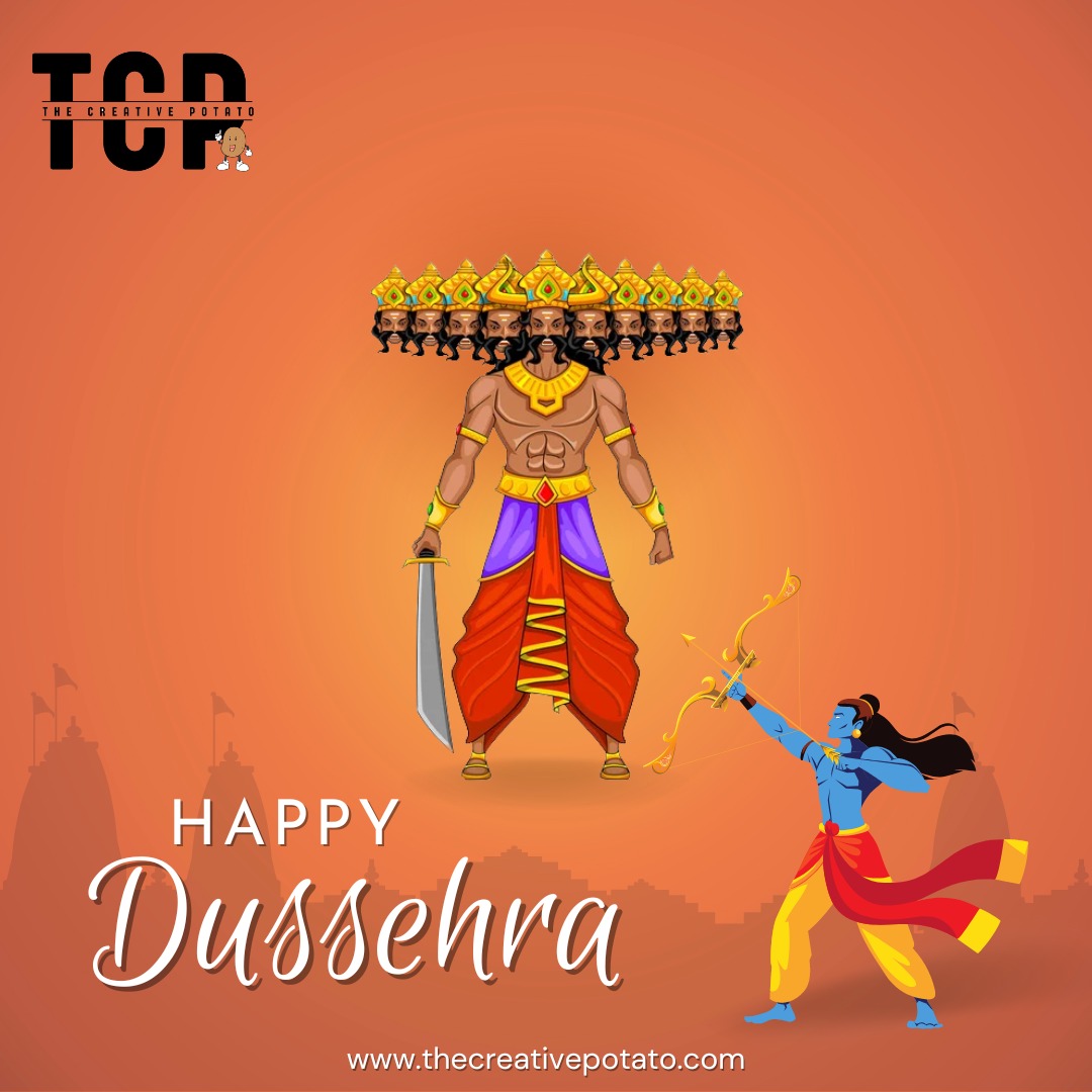 creativepotato_'s tweet photo. 🏹 May Lord Rama Keep Showering His Blessings Upon You Always. May Your Life Be PROSPEROUS &amp; TROUBLE FREE Throughout. ✨
. 
Team TCP - The Creative Potato Wishes You All A Joyous Dussehra 🎉
.
#HappyDusshera #dussehra
#trending https://t.co/tRbhwT5wKk