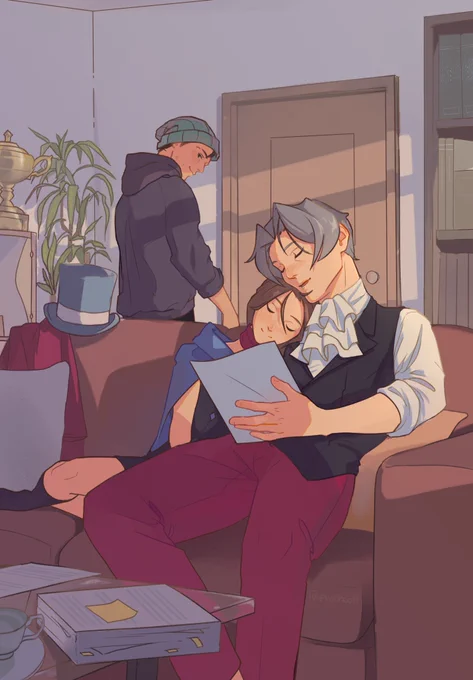 oh! it's posting time!! this is my contribution to the lion lilies zine :3  