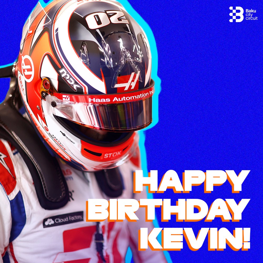 Tillykke med fødselsdagen @KevinMagnussen 🥳🎈 #F1 #AzerbaijanGP #F1Baku