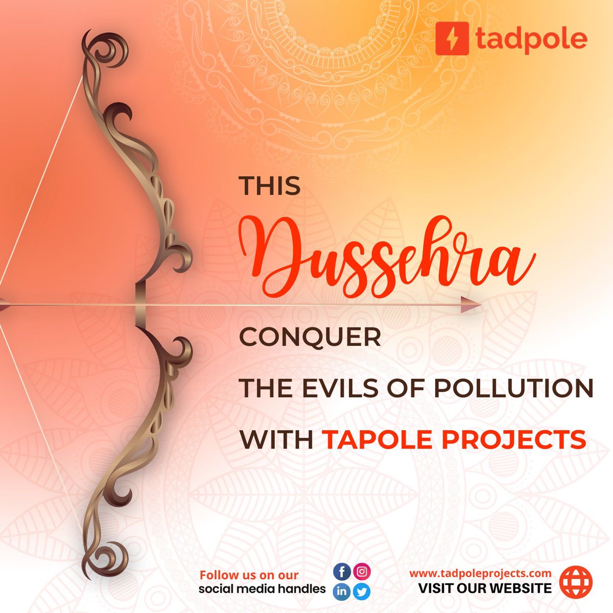 ProjectsTadpole's tweet photo. #HappyDussehra 🪔
May your path be lit by light, strength and fortune. We wish you and your family an auspicious Dussehra! 

Know more about us at:
https://t.co/GwjyjGJc4D

#TadpoleProjects #Dussehra2022 #GoElectricGoTadpole #ev #fightpollution #electricvehicle #wednesday https://t.co/ZXKxOCQF3E