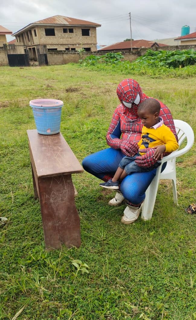JonathanOlakun3's tweet photo. Yesterday #spidermangoestoschool was a huge success 🙌. 
I enjoyed every moment ☺ over there at VICTORY &amp; FREEDOM Model School. 
After postponement upon postponement, I eventually made it to the school. 
The students are beautiful and promising 😍, they listened attentively https://t.co/13s1ADSxlY