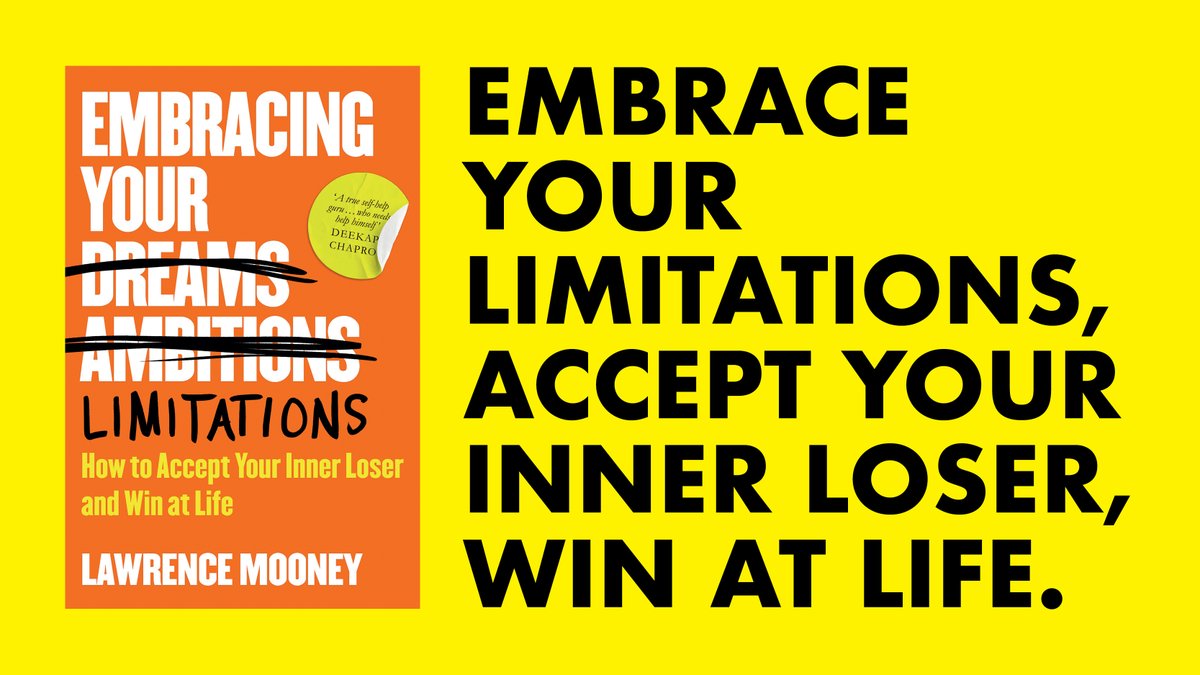 alistcomedy's tweet photo. @lawrencemooney's debut book is out today in all good bookstores. Whether you love or hate self-help books you'll certainly have a laugh reading this one. 
Get it here https://t.co/20xABfE9o9 https://t.co/EyIM5YwJ7D
