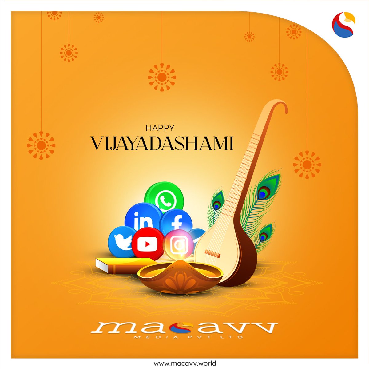 Good wishes for a joyous Vijayadashmi! May Goddess Durga grant all your wishes and bless you with good health, success and happiness.

#DurgaDaud #VijayaDashmi #VijayaDashami
