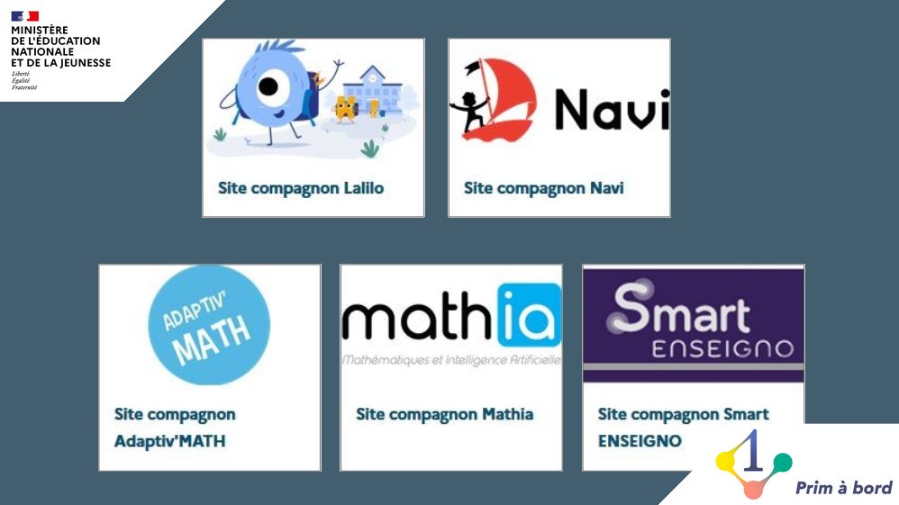 prim_edu_num's tweet photo. Cycle 2⃣ | Enseigner | #Français #Mathématiques

📌 Un dispositif innovant au service des enseignants, des élèves et de leurs familles

▶️ https://t.co/2RBitqw3V2

✅ 5 solutions qui s'appuient sur l'#IntelligenceArtificielle
✅ Un accès gratuit et ouvert à toutes les classes https://t.co/CvlVrpTSog