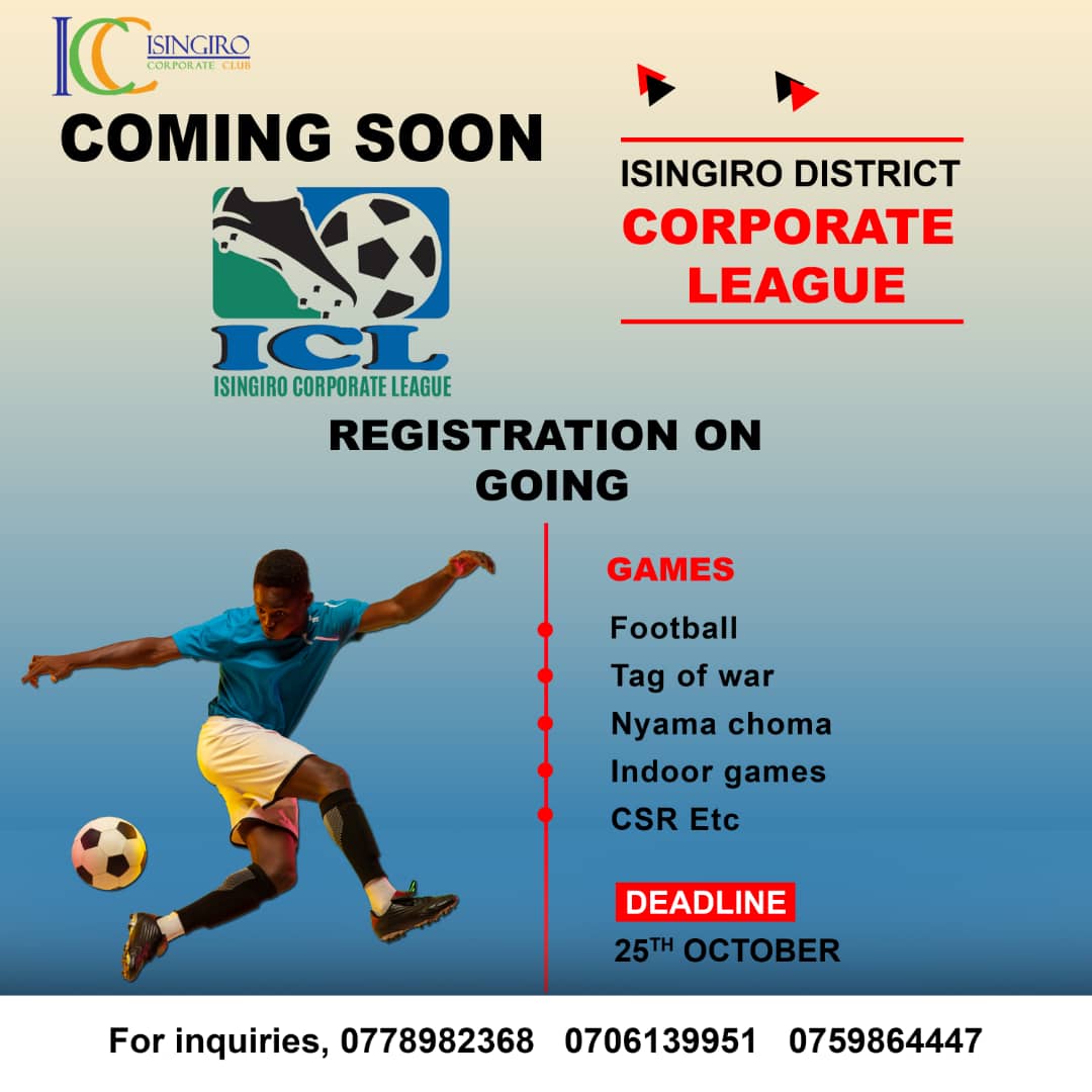ISINGIRO CORPORATE CLUB tweet media