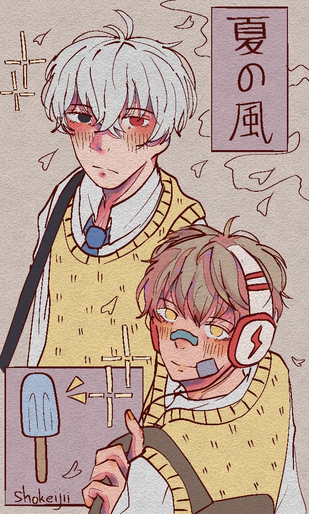 shokeijii's tweet photo. @sicksdegreez hii!! i open commission ^^ feel free to chat me, the last one is my new artstyle ^^ https://t.co/LwygXMZLoM