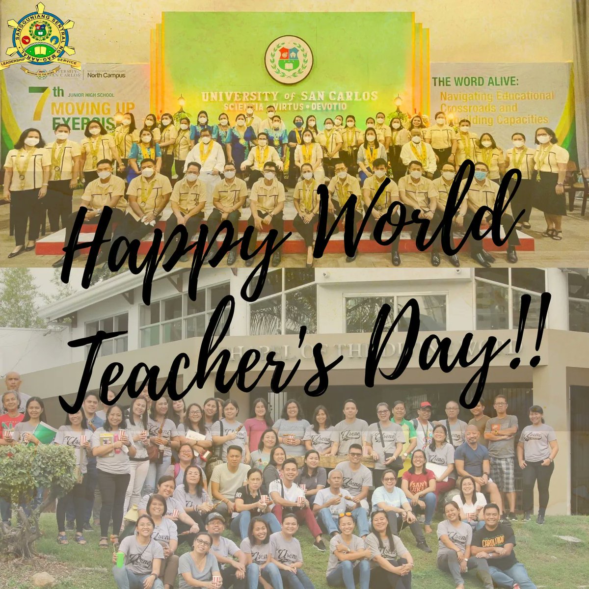 uscssm's tweet photo. 🔰"𝙒𝙝𝙤 𝙞𝙨 𝙖 𝙩𝙚𝙖𝙘𝙝𝙚𝙧?"

---- A teacher is a motivator, a friend, a mother, an influencer and etc.

"𝙏𝙝𝙚 𝙩𝙧𝙖𝙣𝙨𝙛𝙤𝙧𝙢𝙖𝙩𝙞𝙤𝙣 𝙤𝙛 𝙚𝙙𝙪𝙘𝙖𝙩𝙞𝙤𝙣, 𝙗𝙚𝙜𝙞𝙣𝙨 𝙬𝙞𝙩𝙝 𝙩𝙚𝙖𝙘𝙝𝙚𝙧𝙨"💚💛💚 https://t.co/IMqqx1XwA1