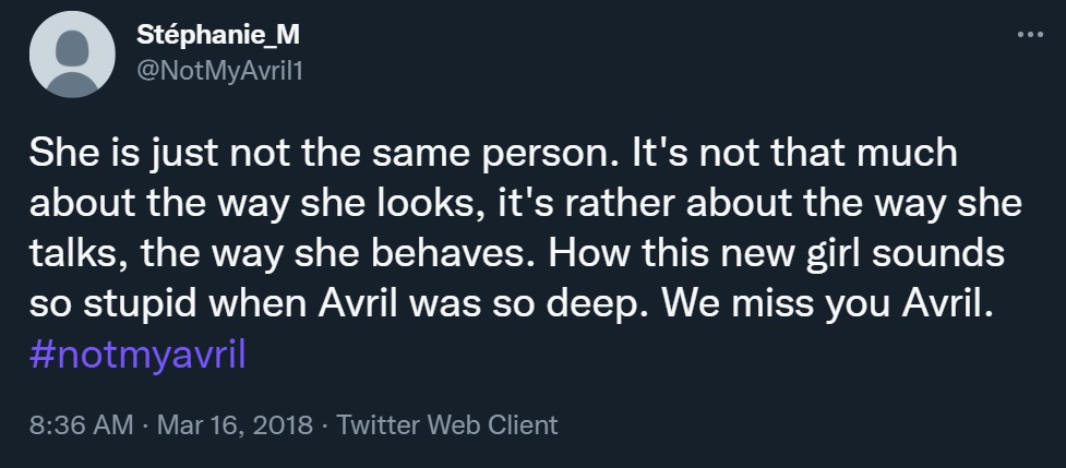 LLDBusted's tweet photo. You know how those #JunZhe #tinhats tried to do #TheRealZhangZhehan and tags like ZSJ is not ZZH?
The Avril conspiracists long had #NotMyAvril
Side by side, how tinhats talk
#fandoms
#ConspiracyTheories
#LLDBang2k22 https://t.co/vlGPhSzSEJ