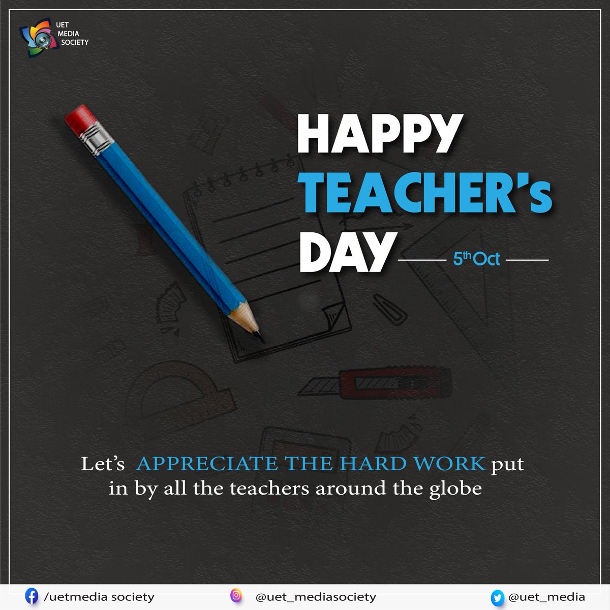 uet_media's tweet photo. #TeachersDay #TeachersDay2022 #tecahers https://t.co/dhP1CafN3G