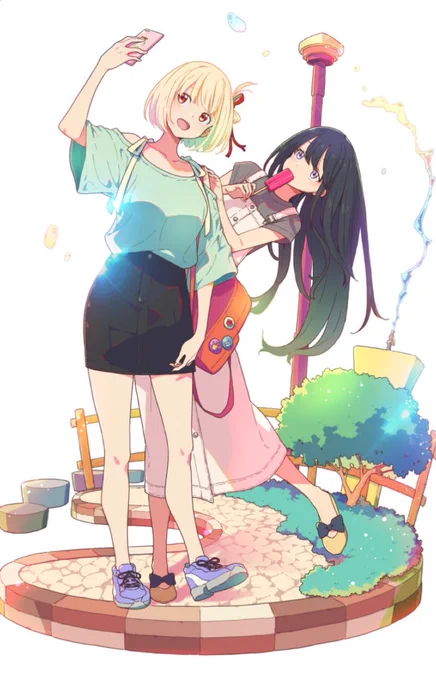 #リコリコ毎回神だけど3巻のたきなめっちゃ可愛い角度も足も遠慮がちな手も全部ヤバいくらいすきだ!! 