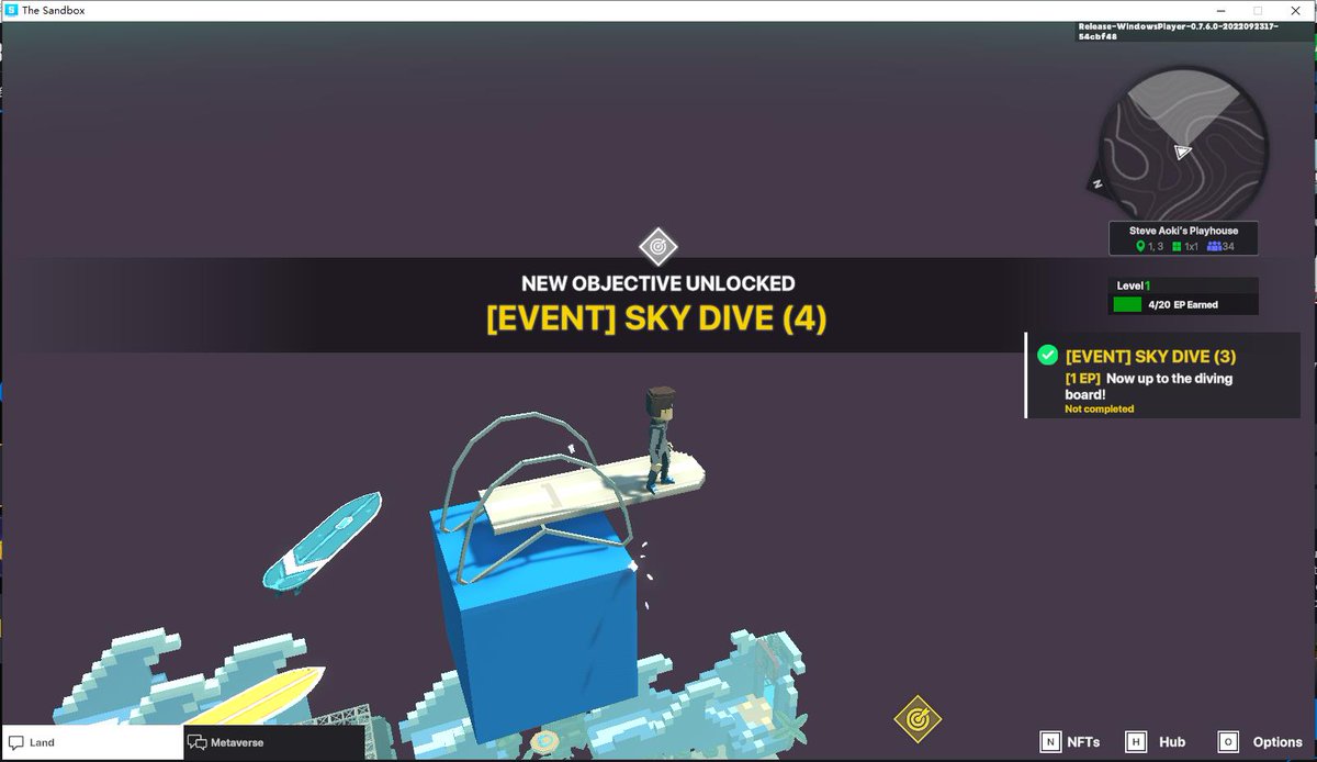 _TIANQINGSE's tweet photo. @TheSandboxGame @steveaoki yeeeeee
I just participated in the #SandboxAlphaS3Giveaway for a chance to win 500 SAND! Found the high diving board in @steveaoki's Playhouse, check out my screenshot below!
👇 https://t.co/tVqLvmnrzr