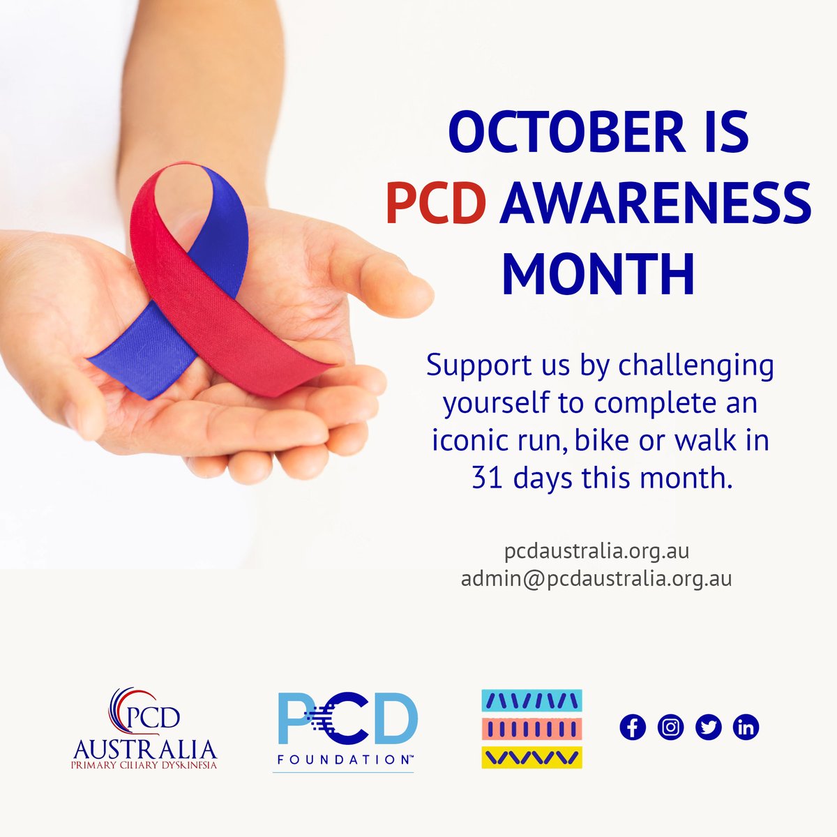 PCDAustralia's tweet photo. PCD organisations worldwide are working together as a team to increase recognition of the disease, accelerate diagnosis and improve care while providing hands-on support. #pcdawareness #october #lungdisease #cillia PCD Support UK PCD Foundation https://t.co/c4EkYjd8tb