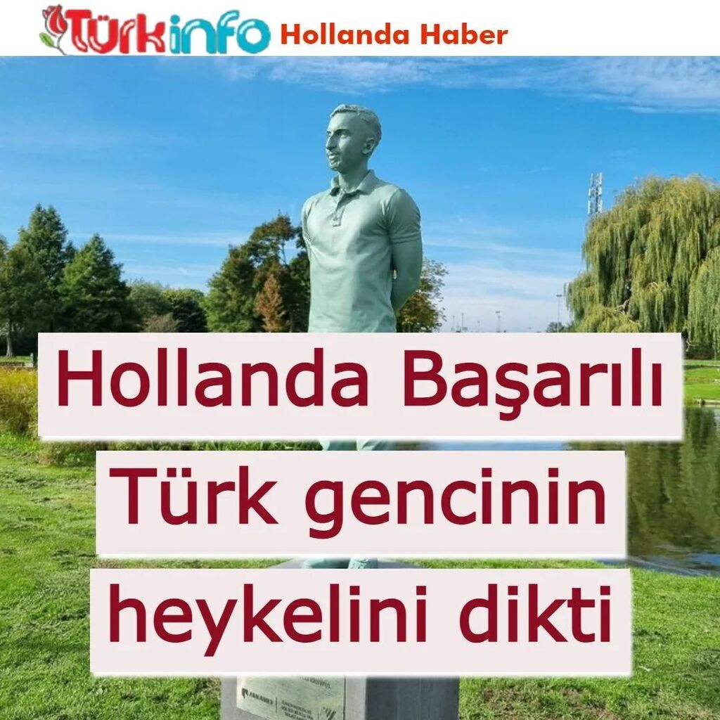 turkinfo's tweet photo. Hollanda Başarılı Türk gencinin heykelini dikti
Hollanda'nın en büyük Kamu bankası ABN AMRO farkındalık projesi kapsamında Başarılı Gençler arasına seçilen Alihan Uzun' un Heykelini yapıp, H.I.Ambacht kasabasına dikti.
#youngimpactawards #youngimpact #… https://t.co/zBe1A0NaMX https://t.co/s1aNNLYKDX