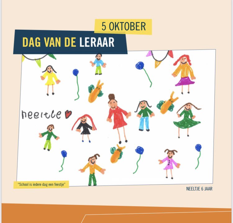 Onze kanjers in het onderwijs verdienen alle lof en waardering. Vandaag op de #DagVanDeLeraar, nog een beetje meer! Veel dank aan alle leraren, docenten en al het ondersteunend personeel. Voor jullie inzet en het fantastisch werk dat jullie verzetten
#DagVanDeLeraar