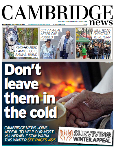Today's Cambridge News kicks off a new <a href="/cambscf/">Cambridgeshire Community Foundation</a> appeal to support those facing fuel poverty this winter. For more details see  cambridge-news.co.uk/news/cost-of-l…