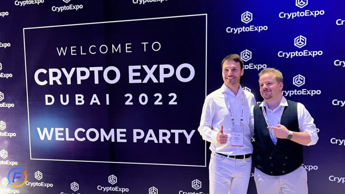 fntcrypto_io's tweet photo. Yesterday's welcome party was a full success. We connected with everyone here @TheCryptoExpo 🙌 See you all at booth #52 today🔥

#FNTWorld #banking #fintech #crypto #cryptocurrecy #blockchain #token #CryptoExpoDubai2022 #CryptoExpo https://t.co/EFbBM90ZdX