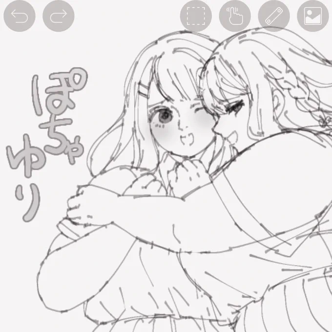 ぽちゃゆり途中 