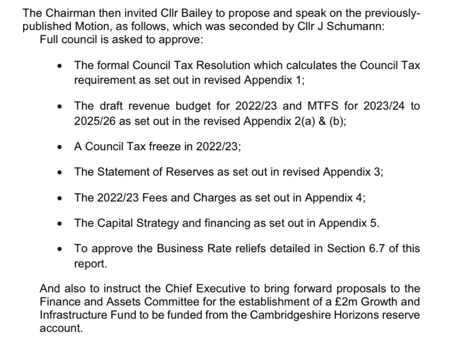AnnaBailey_Ely's tweet photo. I’ll just leave this here - I think it’s pretty clear that you voted against a freeze in the @EastCambs Council Tax this year, and of course you voted to raise @CambsCC Council Tax by the maximum amount allowed whilst putting over half of the money in the @CambsCC bank 👇 https://t.co/kGJzi2z2QB