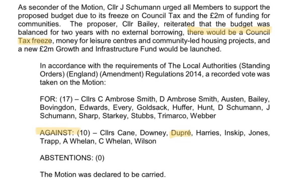 AnnaBailey_Ely's tweet photo. I’ll just leave this here - I think it’s pretty clear that you voted against a freeze in the @EastCambs Council Tax this year, and of course you voted to raise @CambsCC Council Tax by the maximum amount allowed whilst putting over half of the money in the @CambsCC bank 👇 https://t.co/kGJzi2z2QB