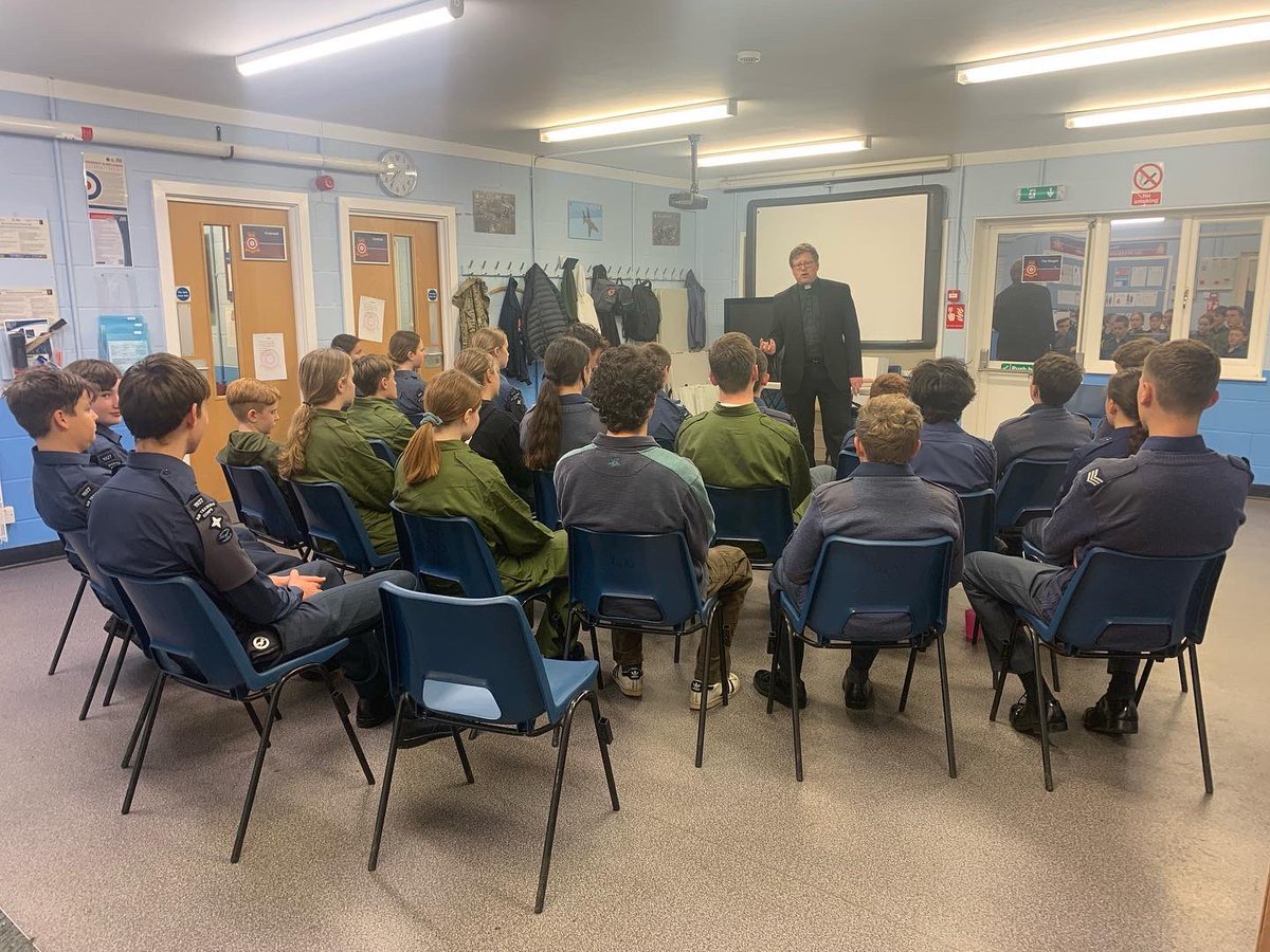 A thank you to Squadron Leader Barfoot and Squadron Leader Shepherd for coming down to the squadron tonight! 

A night of padres hour talking all things bible, and being privileged enough to have a look at a bible from the 1500s!

Read on more below! <a href="/OC1927_Peters/">SGT Rachael Taylor</a>