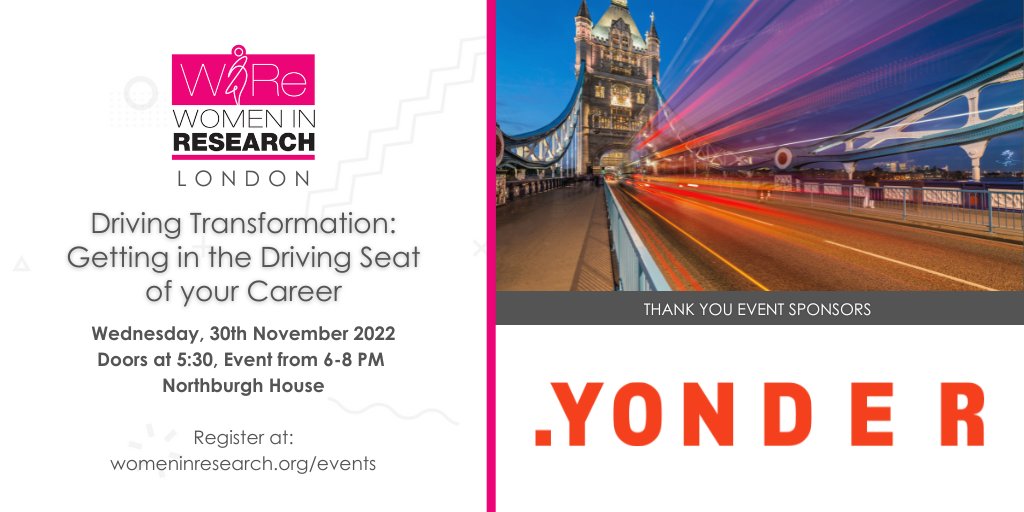 Want to learn how to transform your approach to your career? Want to meet and chat with other women and allies in the insight industry?

Get yourself signed up for this incredible in-person London <a href="/WomenInResearch/">WIRe</a> event right here tinyurl.com/ynnmjwy7