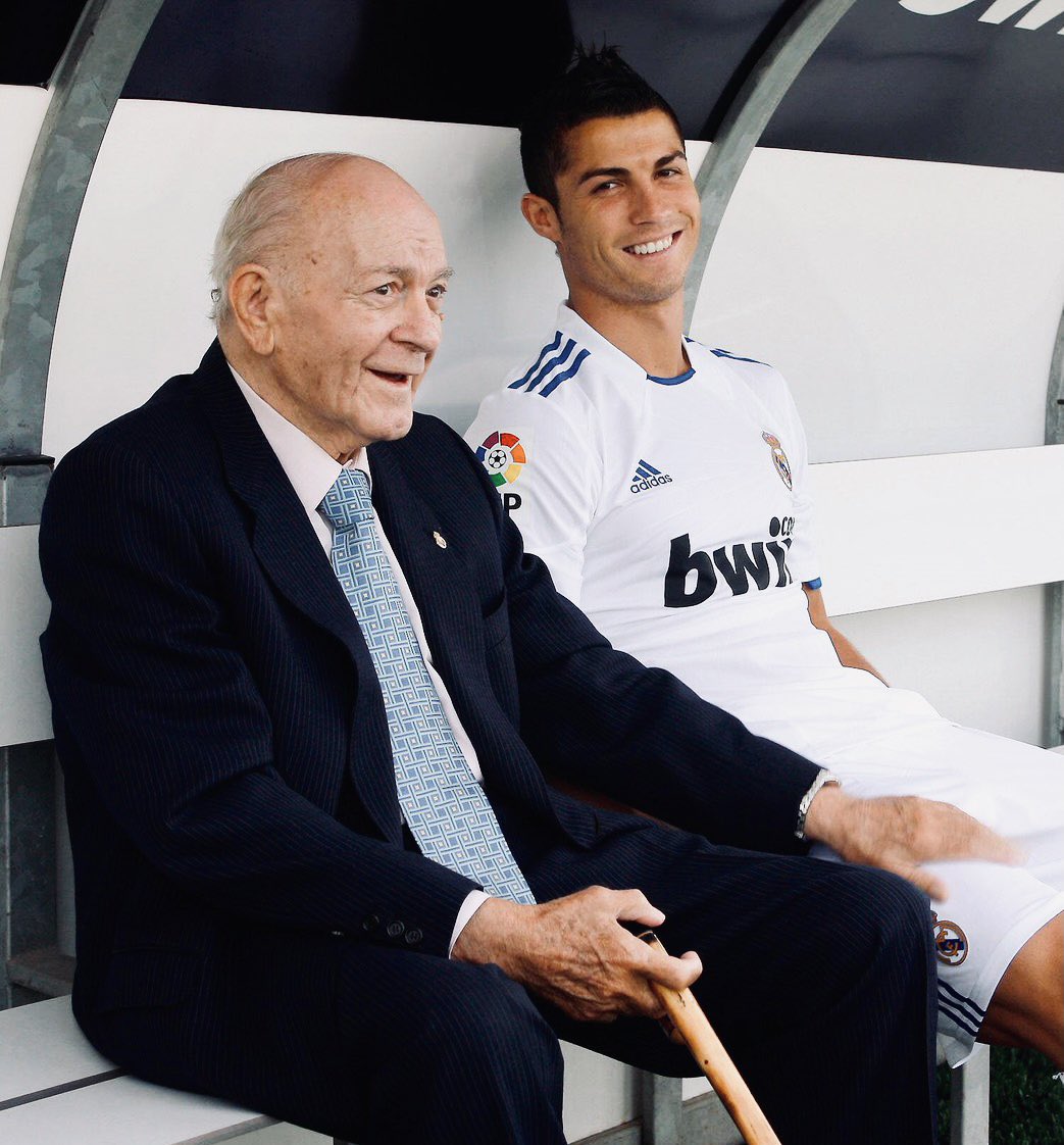 TCR. on Twitter "Cristiano Ronaldo and Alfredo di Stefano. Leaders