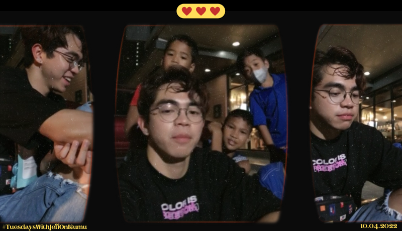 jeffandiary's tweet photo. (100422 from Jeff's kumu live)

He is very kind to the people around him even if he doesn't know or related to them. That's he genuine is esp. to persons love him💕 and even he called them as his new friends 🥺🤍 so cute~! 

#TuesdaysWithJeffOnKumu
#TopClass_Jeff @topclass_jeff https://t.co/oOi3RlngmX
