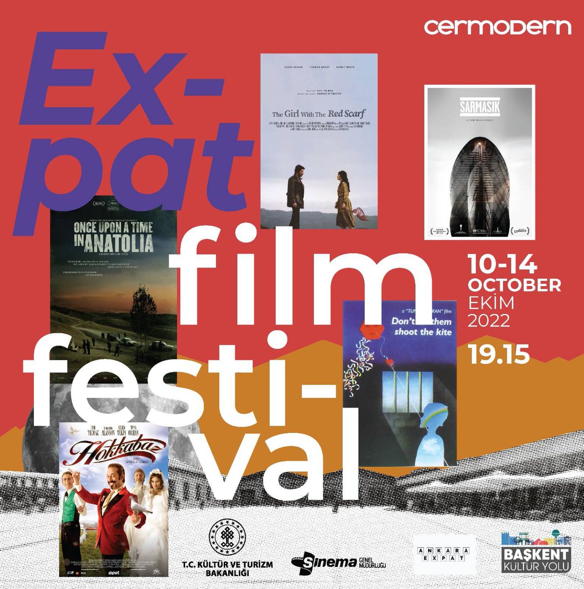 Both international guests and cinema lovers in Ankara are invited to Expat Film Festival which will be held between October 10th and 14th in <a href="/CerModern/">CerModern</a> 

lavarla.com/events/expat-f…