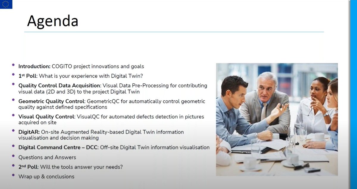 EU_BUILDUP's tweet photo. 🔴Missed our #webinar on Practical #Tools for the #Construction Sector in #Digital Twin with @cogito_project?

✅Let's wrap up ❗
https://t.co/G10HWxISnM https://t.co/Urj2Ha7ieB