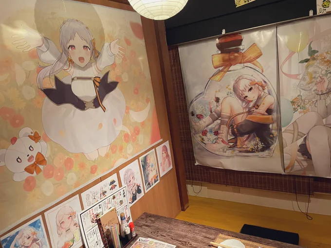 ゆいはちゃんコラボルーム行ってきました!!可愛いし美味しいし最高〜〜!!お店の方がとても気さくで優しくて楽しかったです#ゆずの助コラボ 