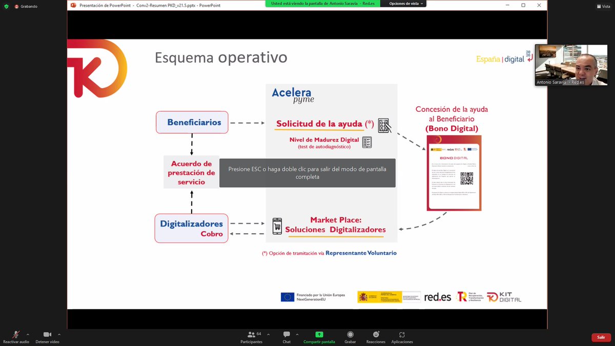 Antonio Sarabia de @redpuntoes está explicando la segunda convocatoria del #kitdigital en la presentación organizada por @camararevalo @camaraastorga @CamaraAvila @camaradebejar @CamaraBriviesca @camaramiranda 
 
@_minecogob
@SEDIAgob
#digitalizacion #bonodigital