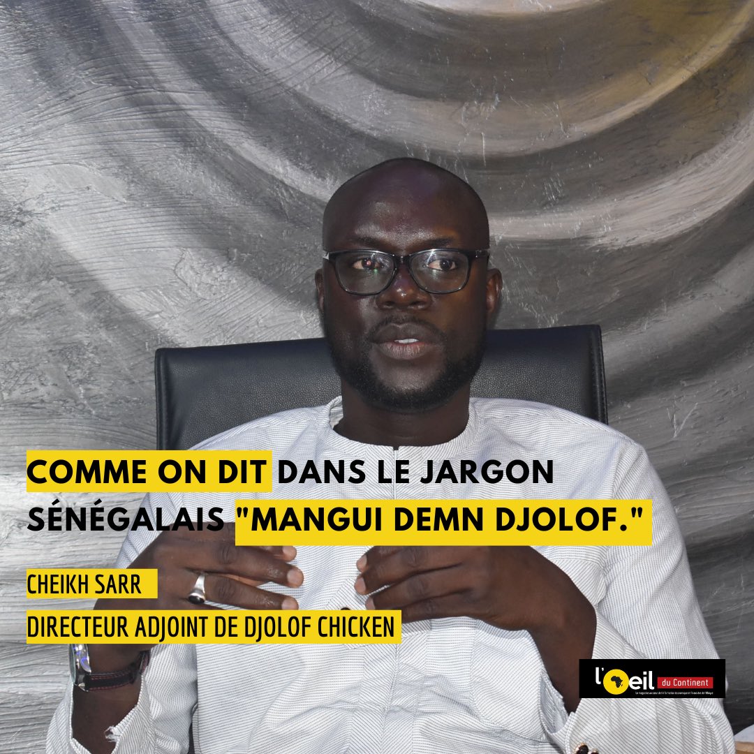 IlContinent's tweet photo. #Djolof #Chicken, « le poulet qui a du goût même jusqu’aux os ».
Armé de la ferme volonté de travailler aux bonheurs des Africains, le groupe #EDK, s’attèle par ses #offres diverses et variées notamment dans la #Restauration à proposer de nouvelles saveurs à sa clientèle.#Dakar https://t.co/PKpkqaXlpE