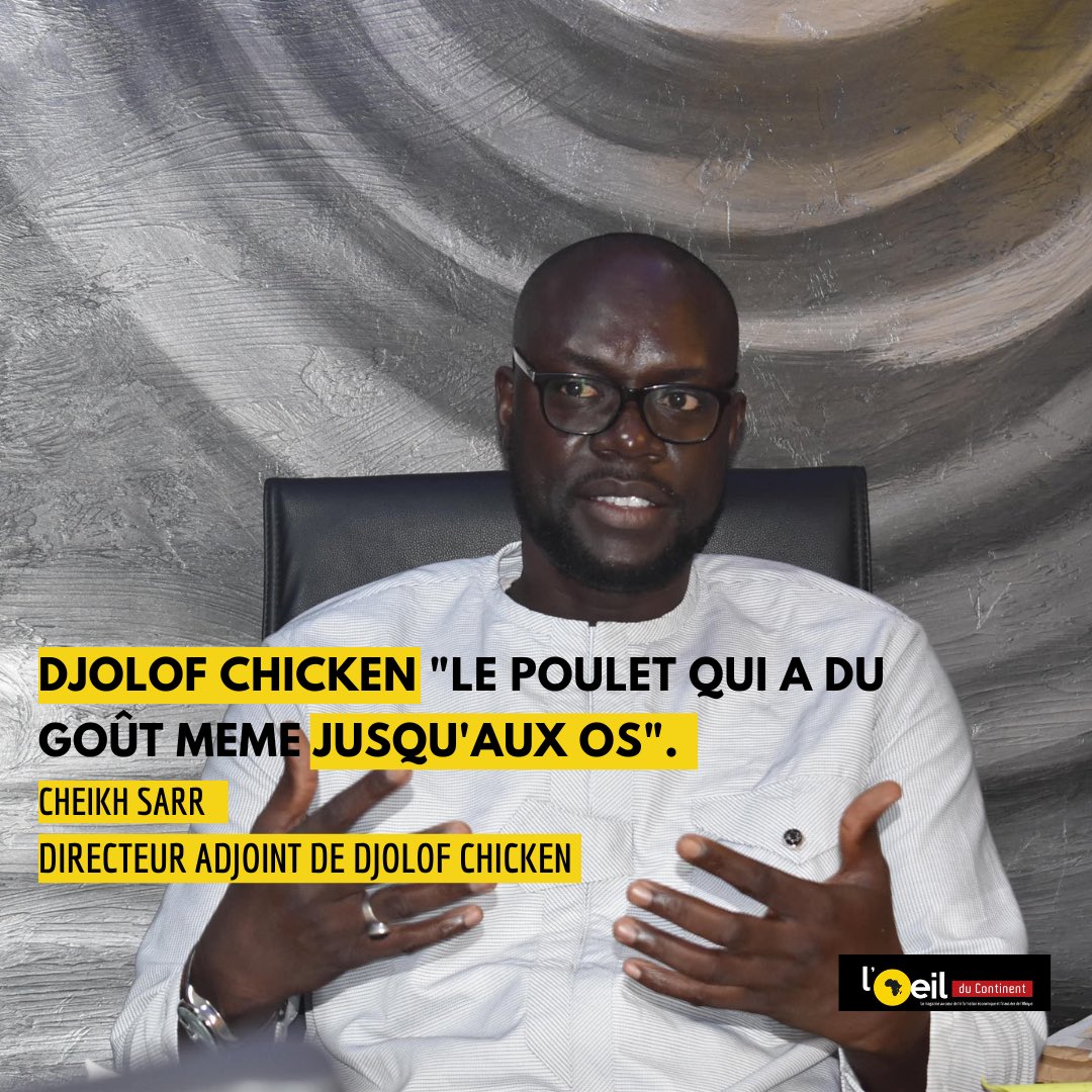IlContinent's tweet photo. #Djolof #Chicken, « le poulet qui a du goût même jusqu’aux os ».
Armé de la ferme volonté de travailler aux bonheurs des Africains, le groupe #EDK, s’attèle par ses #offres diverses et variées notamment dans la #Restauration à proposer de nouvelles saveurs à sa clientèle.#Dakar https://t.co/PKpkqaXlpE