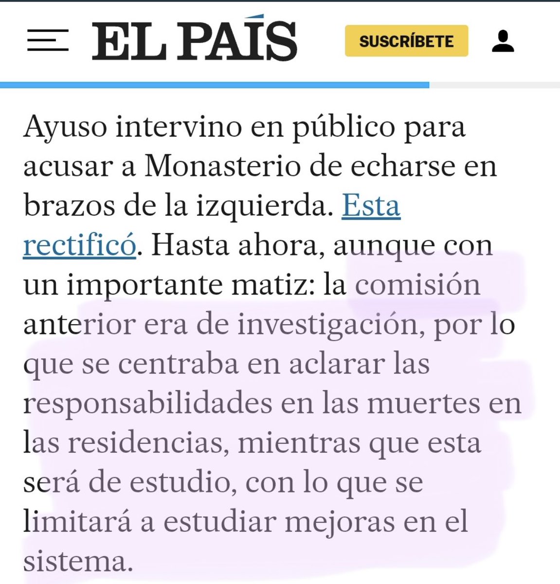 protestona1's tweet photo. Vox se ofrece a que se “estudie una mejora” en las residencias de Madrid, no a que se investigue y quede claro quiénes fueron los responsables del genocidio…

Eso podría llevar a Ayuso a la cárcel, y Monasterio por ahí no pasará…🤷🏻‍♀️ https://t.co/EsZCjJwEJz