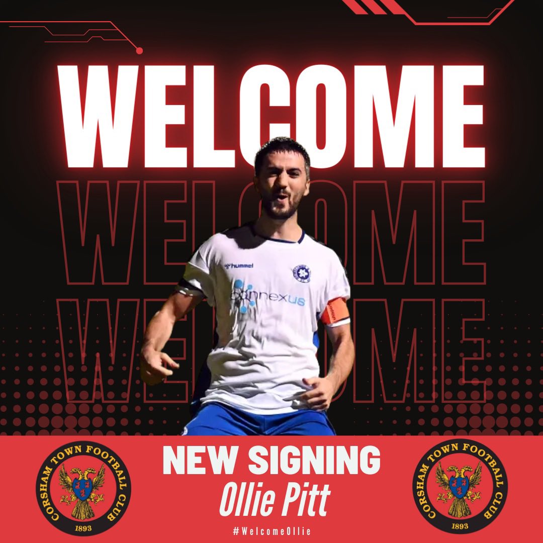 CorshamTownFC's tweet photo. Say hello to our new No.1️⃣1️⃣…

#WelcomeOllie #OP11 @OlliePitt11 ✍🏻 https://t.co/Msrco8CuKl