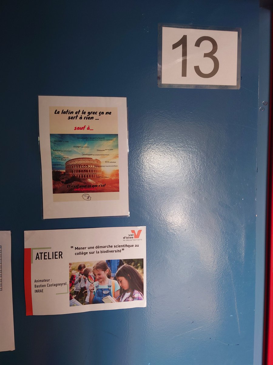 BCastagneyrol's tweet photo. Une transition toute naturelle pour parler #science #biodiversite #ecologie et #EDD avec les projets #TreeBodyguards et #ArboeECOL au collège Gérard Philippe @villedecergy https://t.co/RPSGGNKEZc