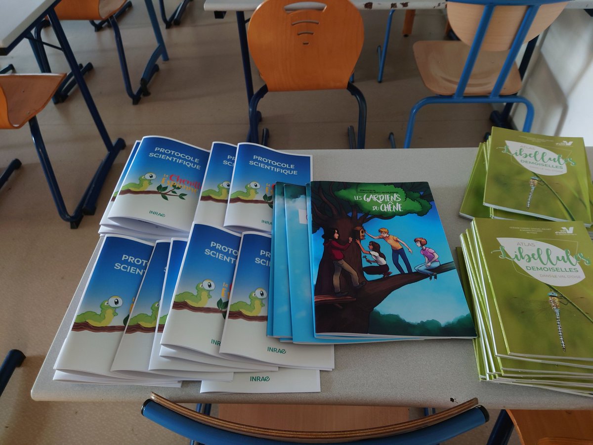 BCastagneyrol's tweet photo. Une transition toute naturelle pour parler #science #biodiversite #ecologie et #EDD avec les projets #TreeBodyguards et #ArboeECOL au collège Gérard Philippe @villedecergy https://t.co/RPSGGNKEZc