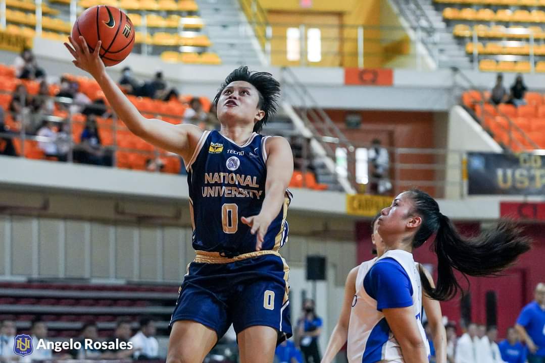 NationalUPhil's tweet photo. Congratulations to the NU Lady Bulldogs for winning against Ateneo (52-89) today at the UST Quadricentennial Pavillion. 

Player of the Game: 
Karl Pingol - 17pts, 4 reb, 2 ast, 4stl 

📸 Angelo Rosales 

#GalingNU #PusongNationalian  #UAAPSeason85 https://t.co/MGE3WZFmF5